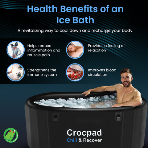 Large Ice Bath Recovery set– Cold Plunge Tub with up to 1 HP Chiller