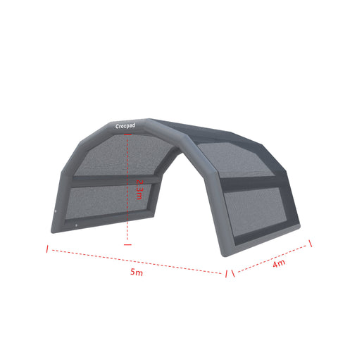 Crocpad Commercial Inflatable Pool Shelter – Windproof, Rain & UV Sun Protection Pool Cover