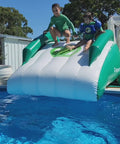 MIKROS 2M INFLATABLE WATER POOL SLIDE — product video